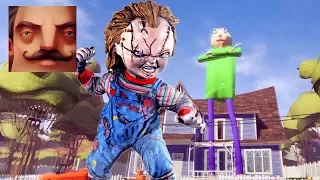 Hello Neighbor - My New Neighbor Chucky Act 2 Pillow Gameplay Walkthrough