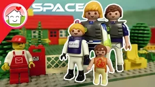 Playmobil Lego Film - Familie Hauser im Weltall -  Geschichte für Kinder