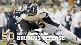 Broncos Defensive Super Bowl 50 Highlights | Panthers vs. Broncos | NFL