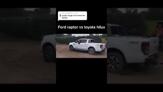 Ford raptor vs Toyota Hilux