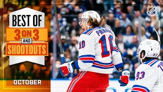 Best 3-on-3 Overtime and Shootout Moments from October | NHL