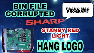 SHARP HANG ON LOGO/STANBY RED LIGHT