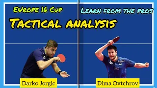 Tactical Analysis | Darko Jorgic vs Dimitrij Ovtcharov | A tightly contested semi-final