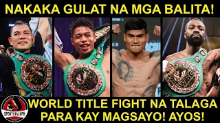 BREAKING: WBC Pina UTOS na gawin ang Donaire vs Gaballo at Magsayo vs Gary Russel Jr!