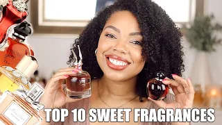 TOP 10 SWEET PERFUMES | PERFUME COLLECTION | Karina Waldron