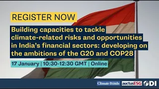 Building Capacities of Indian Banks on Climate Risks & Sustainable Finance