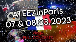 ATEEZ in Paris 2023  | FULL CONCERTS BREAK THE WALL TOUR Accor arena 07 & 08.03.2023