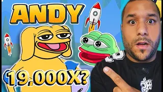 🔥 Is PEPE's Friend "ANDY" NEXT To 19,000X?!! - Turn $200 Into $3.2MILLION?!! (MEGA URGENT!) 🚀🚀