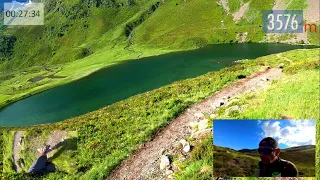 Le lac d'Isaby en Virtual Run