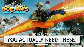 Warframe: Dog Days, NEW REWARDS & Tips & Tricks! [thedailygrind]