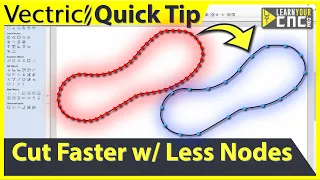 How to clean up messy node vectors - VCarve, Aspire, & Cut2D Quick Tip