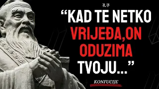 Konfucije - Drevne životne lekcije koje ljudi nauče Prekasno u Životu