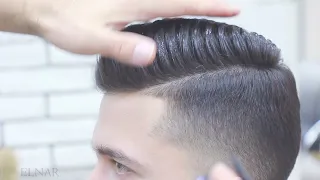 ASMR HAIRCUT !!! modern hairstyle and fade hair cutting | haircut tutorial | stylist elnar fade
