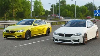 Forza Horizon 4 Drag race: BMW M4 Coupé vs BMW M4 GTS