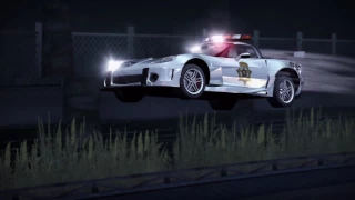 Need for Speed Carbon Police Federal Cruiser Police Chase on AI mode