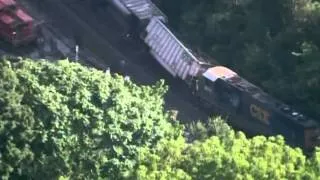 Derailed freight train kills two people in Maryland