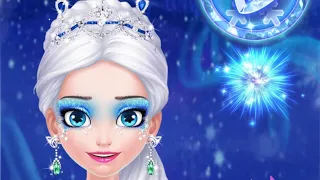 dress-up makeover -games for kids//ice queen spa fever