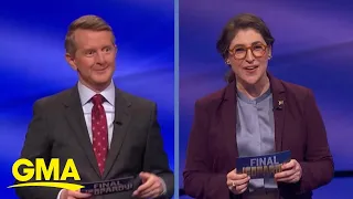 Ken Jennings, Mayim Bialik to stay on as 'Jeopardy!' hosts l GMA