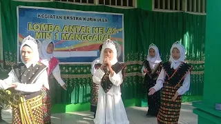 penampilan yang imut dan kompak dari siswa MIN 1 MANGGARAI REO pada saat Class Meeting