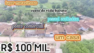 R$ 90  MIL UMA CASA PONTO COMERCIAL POVOADO MUITO TRANQUILO CLIMA AGRADAVEL ÁGUA ENERGIA INTERNET 🤠