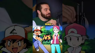 Ash Ketchum Vs Red! Who wins? #pokemon #pikachu #pokemoncommunity #gameboy #battle