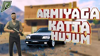 ARMIYAGA HUJUM || KATTA JANG GTA 5 RP RADMIR