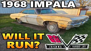 1968 Impala 396 Big Block V8 -- Will it Run After Sitting for 25 Years?!?
