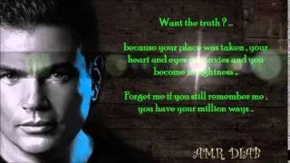 Amr Diab-Ana Mosh Ananey ( I'm Not Selfish ) English subtitle 2014