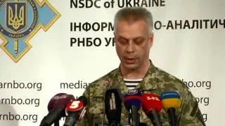 Andriy Lysenko. Ukraine Crisis Media Center, 29th of October 2014