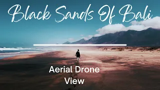 Mesmerizing Bali Drone Footage: Stunning Waves Crashing on Black Volcanic Sand Beach