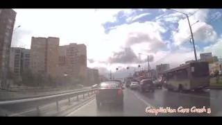 Compilation Cars Crash 3 - Accident en série en Russie