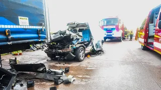 Tödliche Unfallserie auf der Autobahn A9