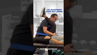 Leg Manipulation Using Belt (MWM) #osteopathy #legpain #manualtherapy