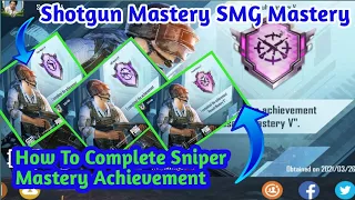 How To Complete Sniper Mastery Achievement | How To Complete Shotgun Mastery Achievement |