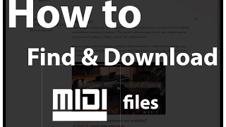 Locating & Loading MIDI files to USB Drives