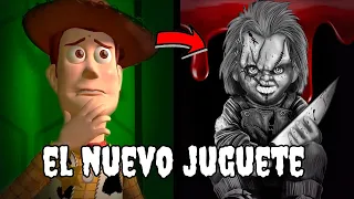 🎃 CREEPYPASTA DE TOY STORY + CHUCKY "EL NUEVO JUGUETE"