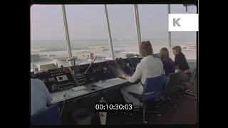 1960s, 1970s Air Traffic Control Room, USA, 35mm