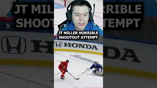 J.T. Miller shootout attempt in NHL 2024 All Star game #hockey #nhl #nhlallstar