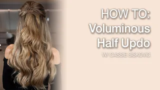 HOW TO: Voluminous Half UpDo | Kenra Platinum