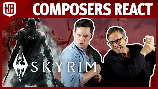 The Elder Scrolls V: Skyrim Official Trailer REACTION | Composers React