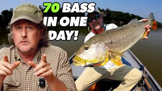 We Go to the Amazon Jungle and Catch HOW Many Bass?!  (Camp Tour)