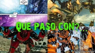 Que paso con los autobots desaparecidos? (Cómics)