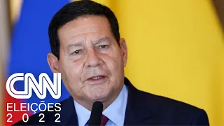 “Ninguém vai interferir em nada de processo eleitoral”, diz Mourão | CNN PRIME TIME
