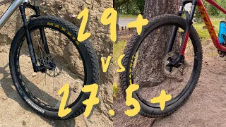 29+ vs 27.5+ | Comparing MTB Plus Tires