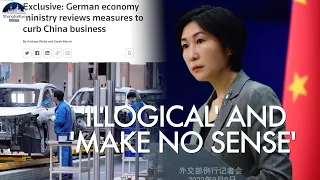 China: 'Close economic links' with Germany win-win; hope Berlin to adopt rational, practical policy