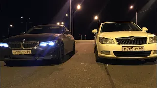 Octavia A5 1.8 TSI DSG st1 vs BMW 320i st1