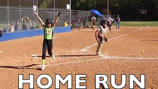 FIRST HOME RUN!!! 🥎