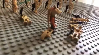 Lego stop motion animation the battle of naboo