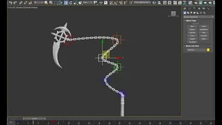 [3DS MAX] 사슬 무기/늘무 세팅 방법( How to set up chain weapons)