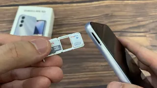 Samsung Galaxy A14: How to insert the SIM card? Tutorial for the SIM cards